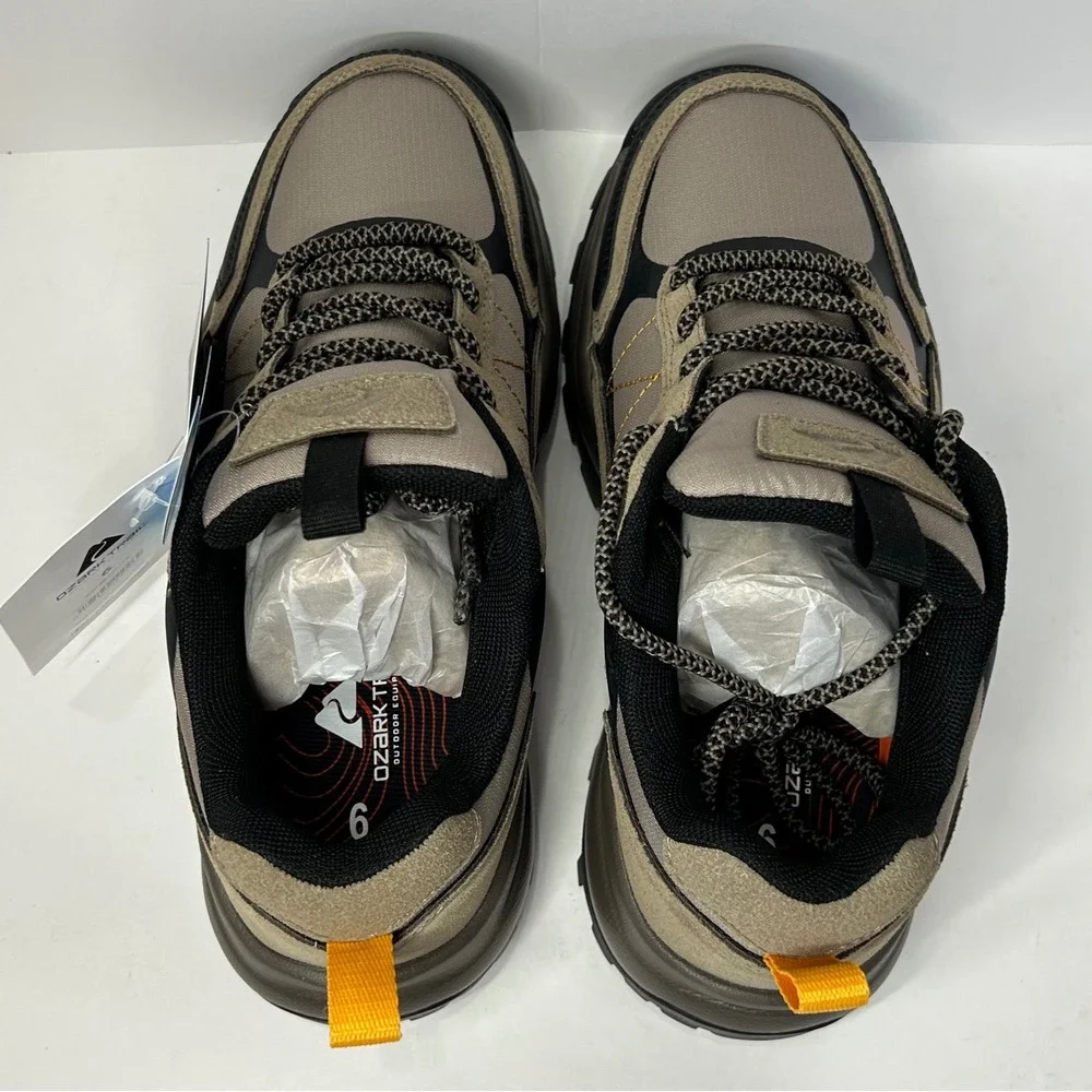 Ozark Trail Waterproof Hiking Shoes Low Top Brown Black‎ Men's Size 6